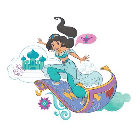 Princess jasmine magic carpte